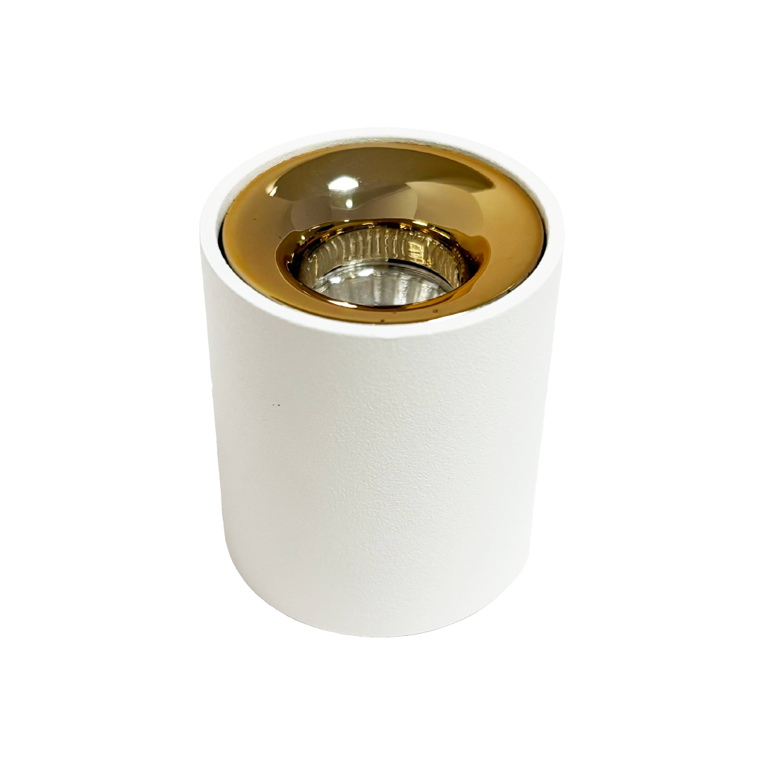 Foto do produto SPOT SOBREPOR CRISTALL PRO BRISA 3000K BRANCO / GOLDEN 85-265V 3W 120LM 33X38MM