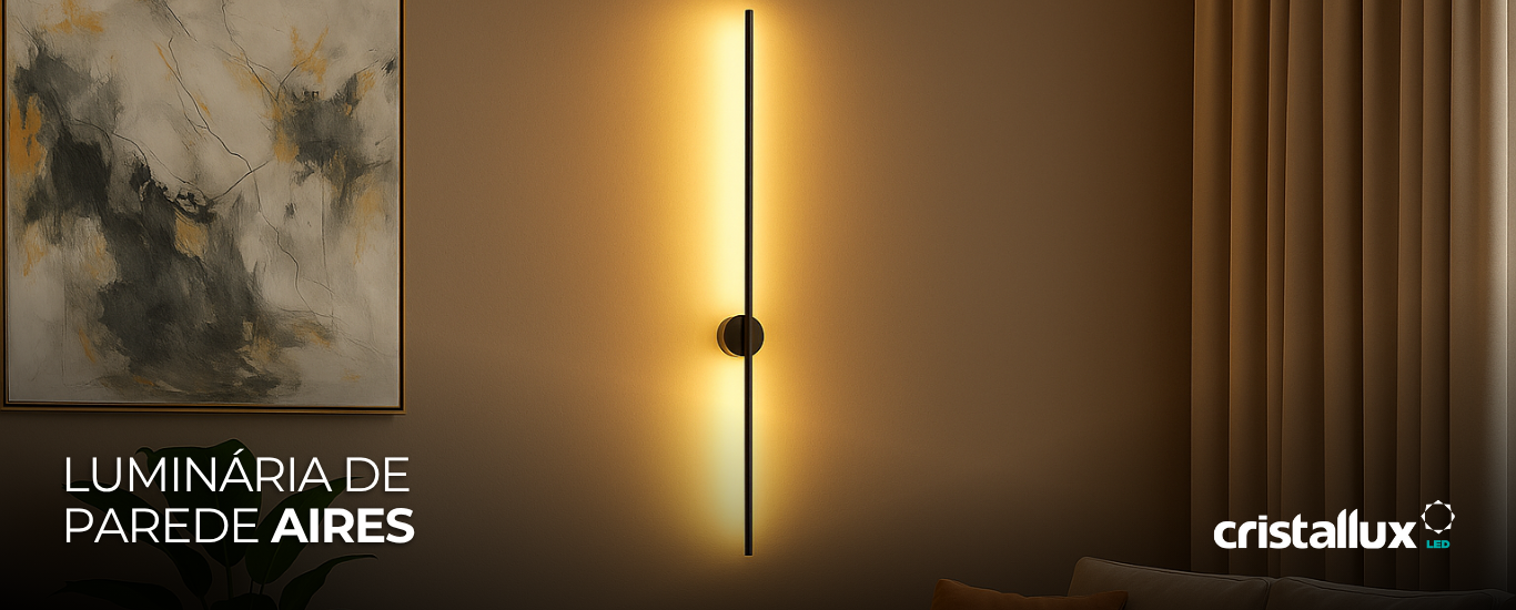 Foto do artigo Luminária de Parede Cristall Wall Aires