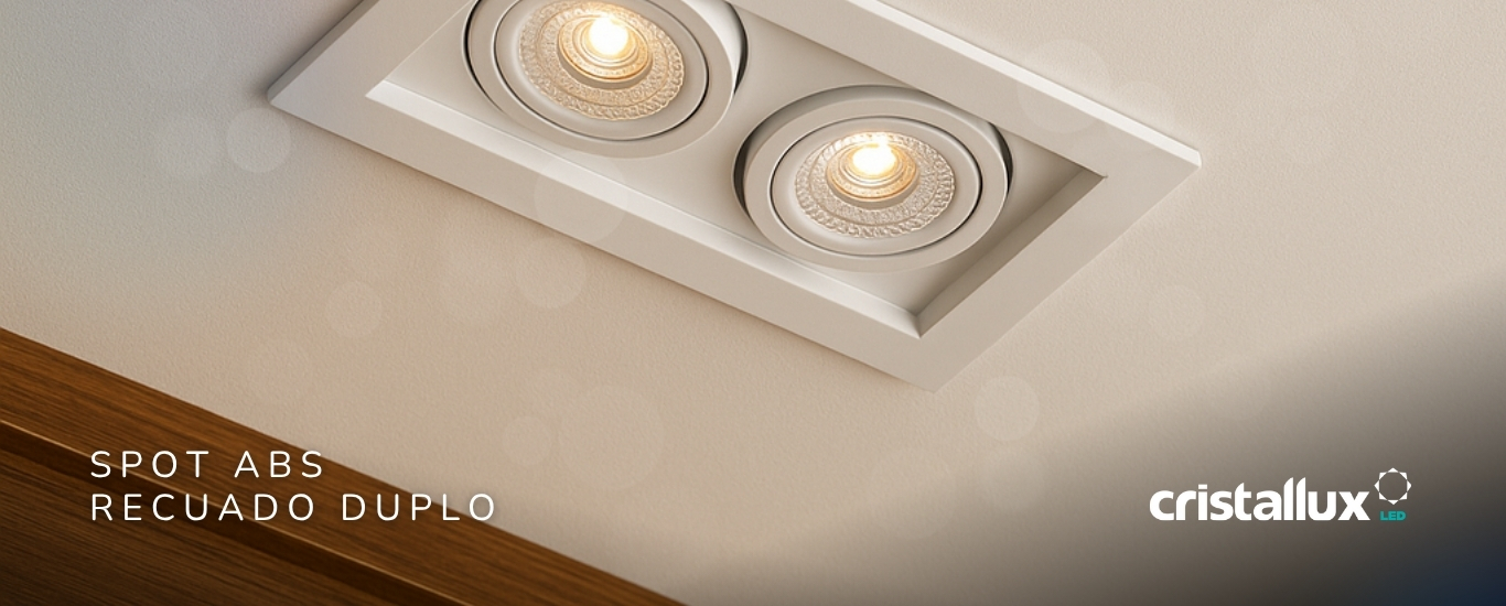 Foto do artigo Spot ABS Recuado Duplo