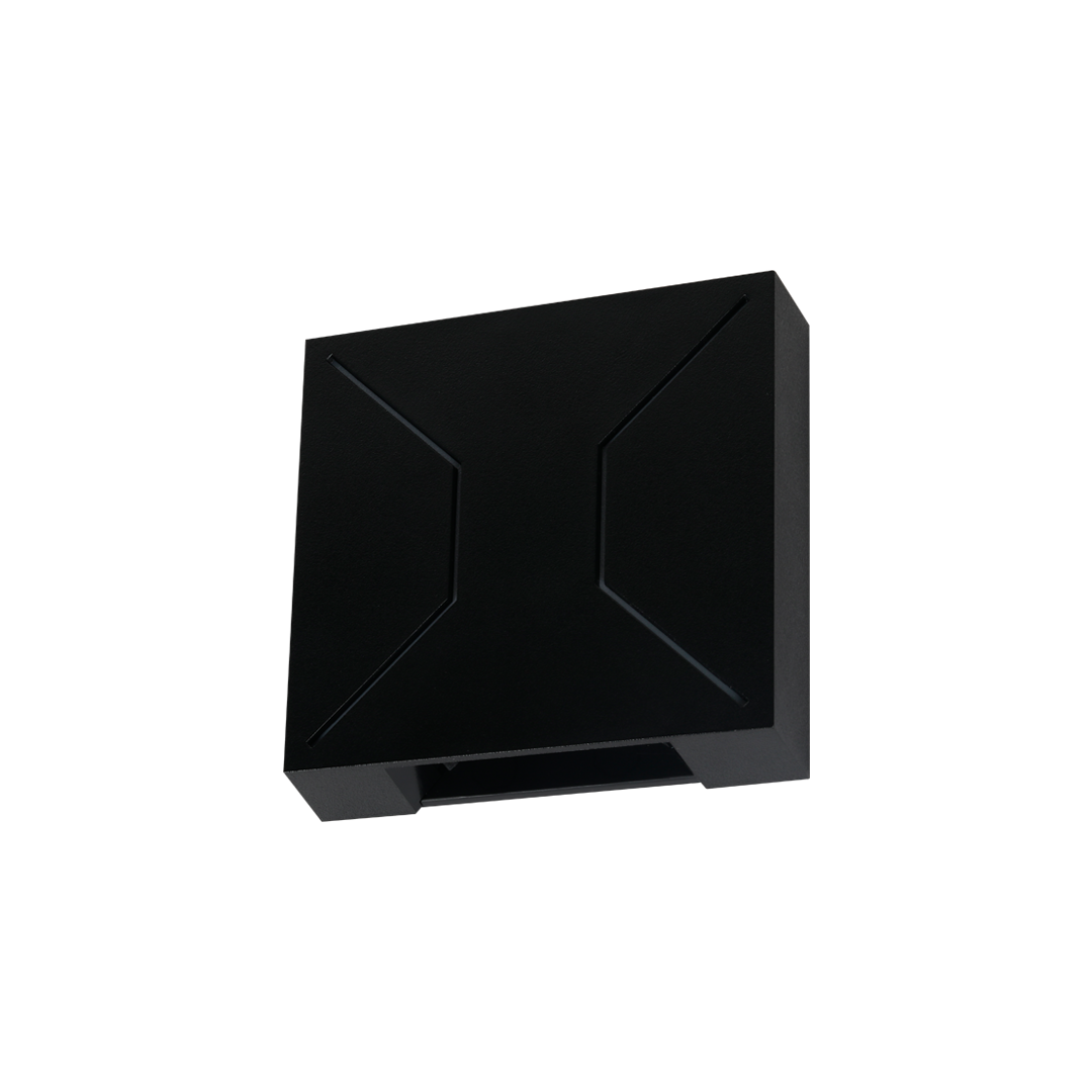 Foto do produto ARANDELA CRISTALL WALL BARROQUE FACHO DE LUZ AJUSTAVEL4W 6500K PRETA