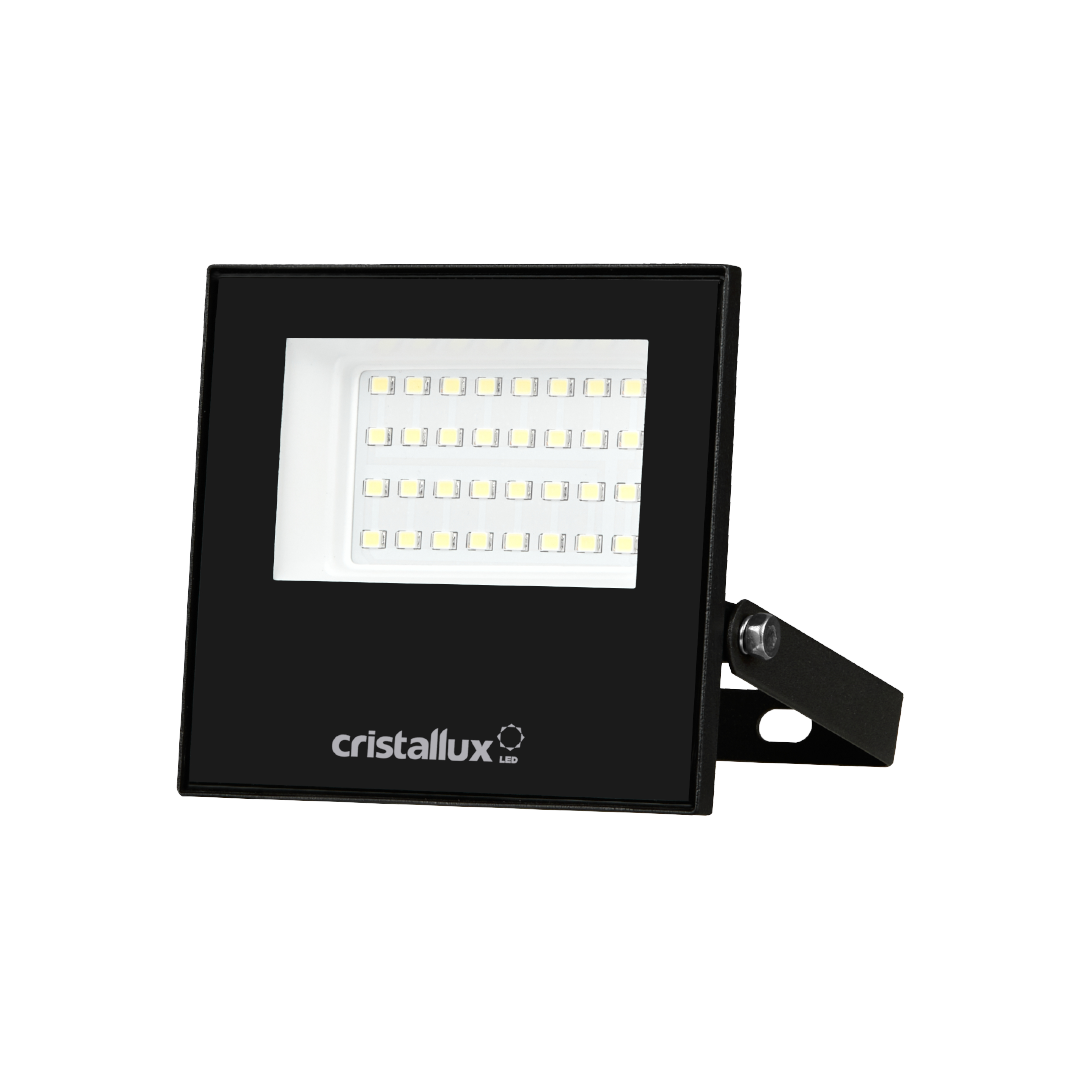 Foto do produto REFLETOR CRISTALL GARDEN MADRI 050W 5000K BIV. IP66 5000LM