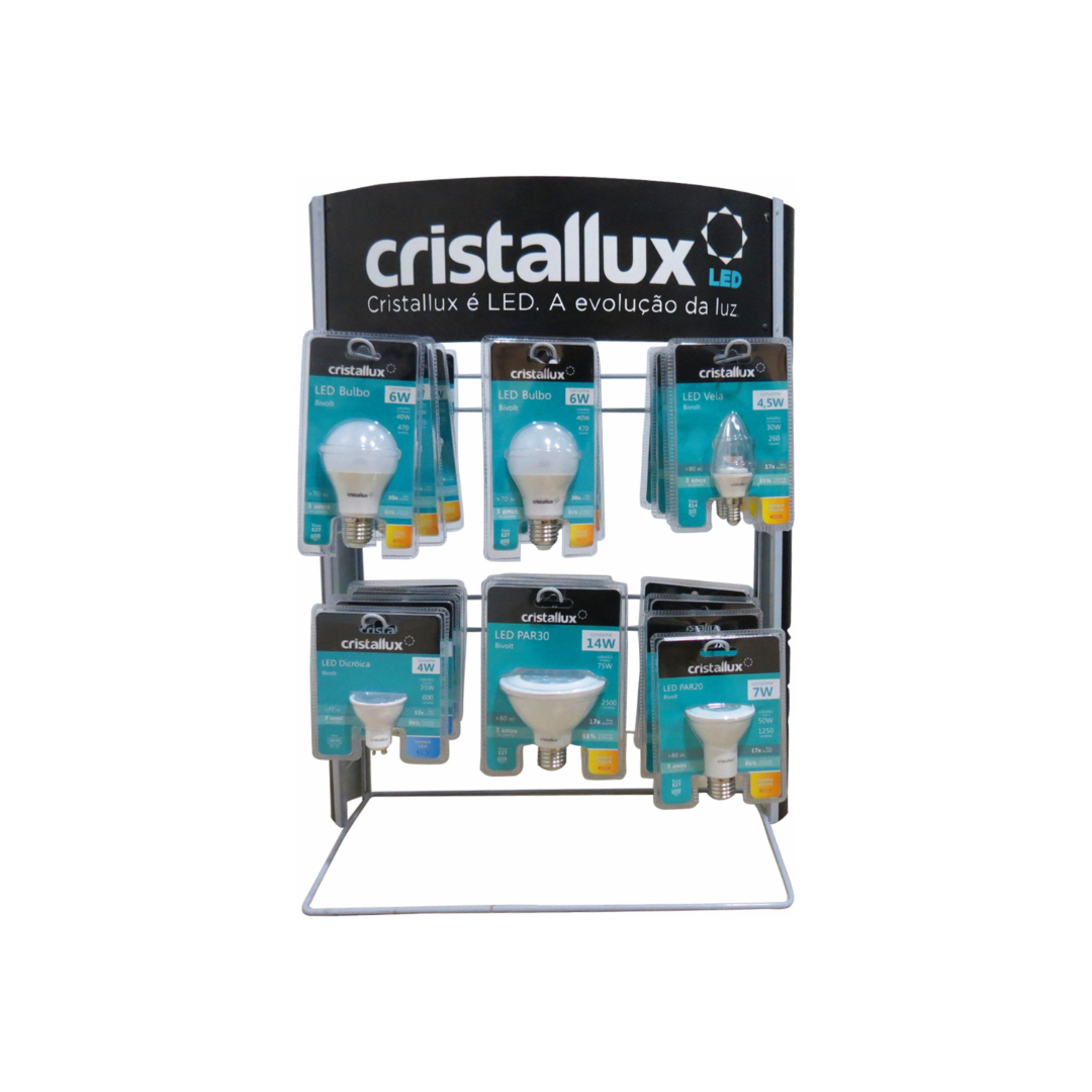 Foto do produto EXPOSITOR ARAMADO DE BALCAO CRISTALLUX EXBALC