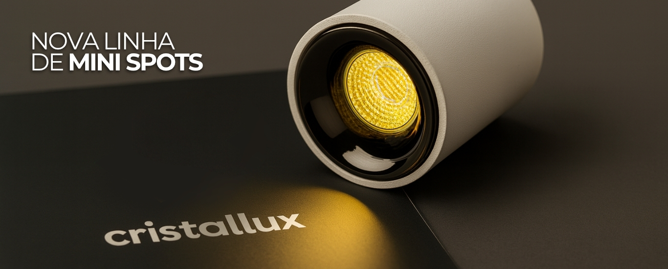 Foto do artigo Nova Linha Pro de Mini Spots Cristallux!