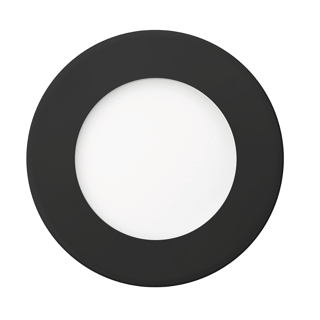 Foto do produto PAINEL CRISTALL HOME THINN EMBUTIR 06W 4000K BIV. 420LM REDONDO PRETO