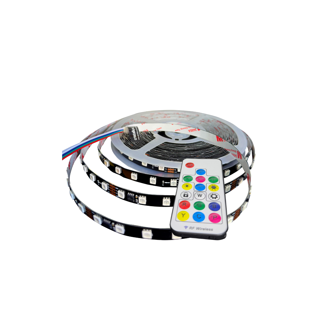 Foto do produto FITA LED CRISTALL DECCOR SMART FREE 10MT 24V 15W/M RGB IP20 IRC>80