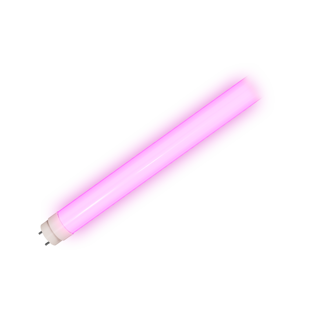 Foto do produto LAMPADA LED CRISTALL DECCOR TUBULAR T8 18W ROSA 1850LM BIVOLT