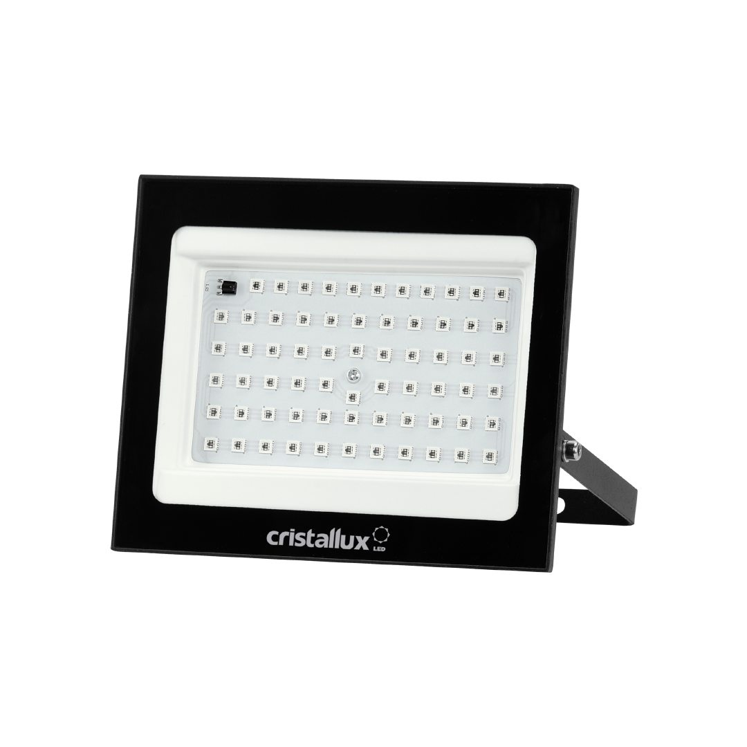 Foto do produto REFLETOR CRISTALL GARDEN MADRI 200W RGB BIV. IP66