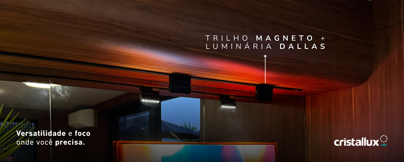 Foto do artigo Veja Nosso Trilho Magneto Junto da Nossa Luminária Dallas na Mostra Glass