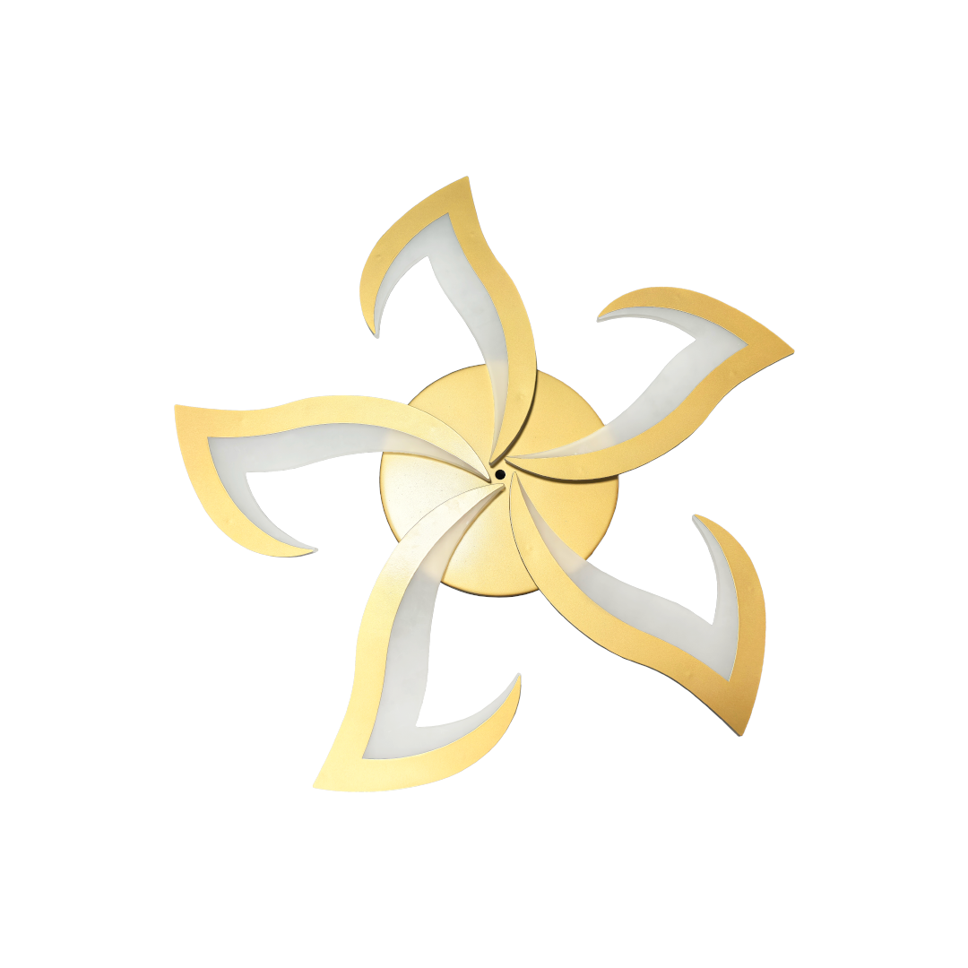 Foto do produto LUSTRE CRISTALL DECCOR BARI 30W 3000K GOLD 600XH150MM