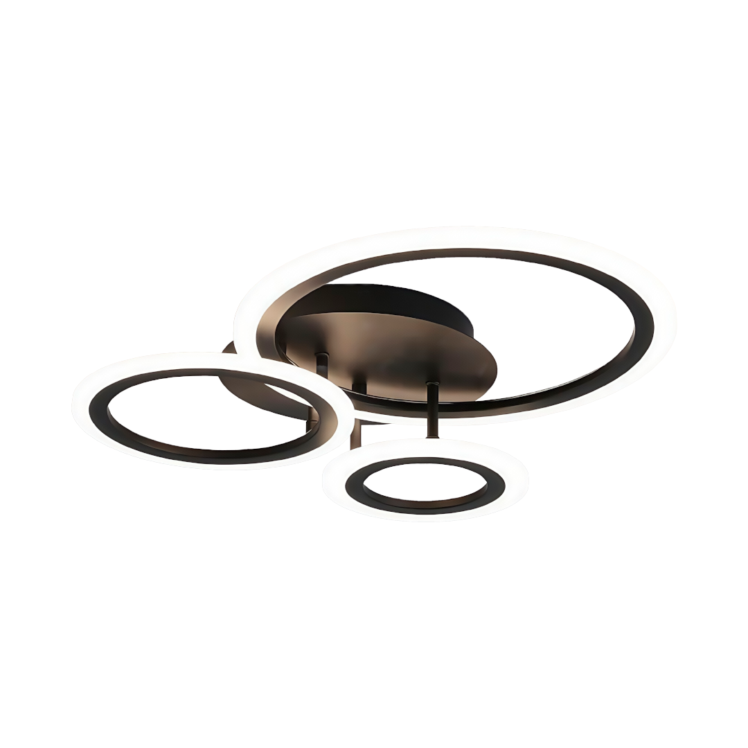 Foto do produto LUSTRE CRISTALL DECCOR DRESDEN 30W 3000K BLACK L550XW450XH100MM