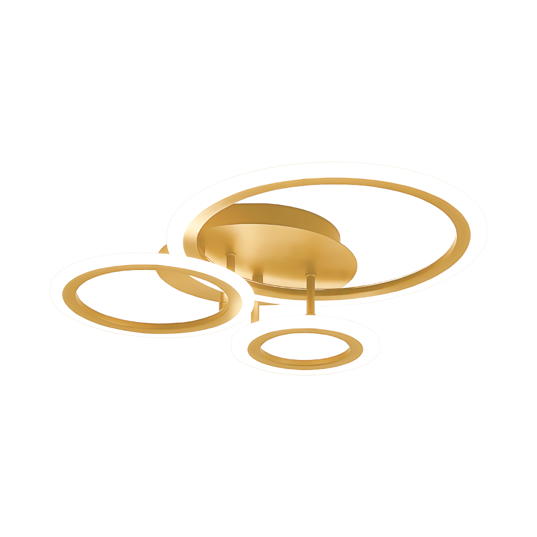 Foto do produto LUSTRE CRISTALL DECCOR DRESDEN 30W 3000K GOLD L550XW450XH100MM