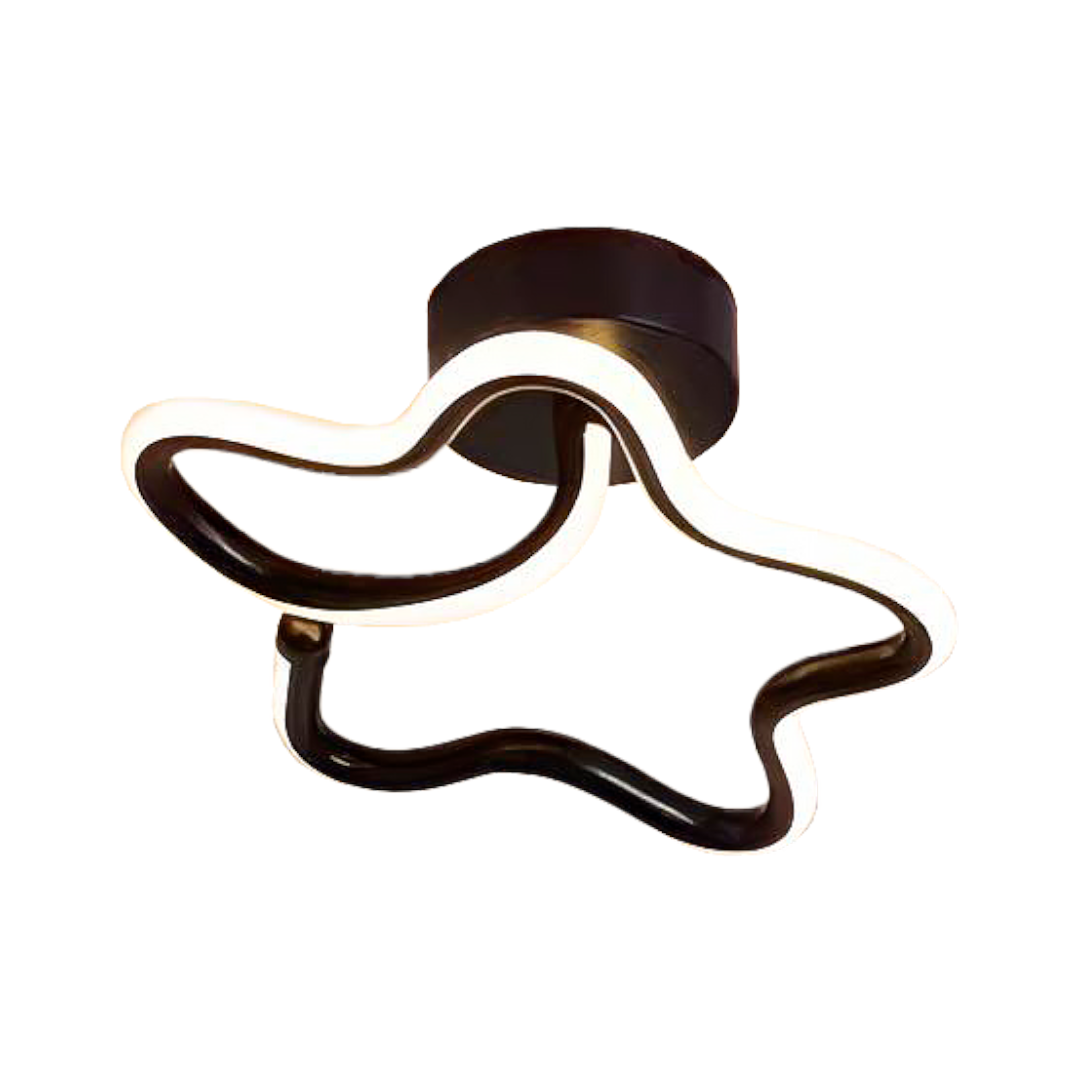 Foto do produto LUSTRE CRISTALL DECCOR OSTRAVA 10W 3000K BLACK D250MM