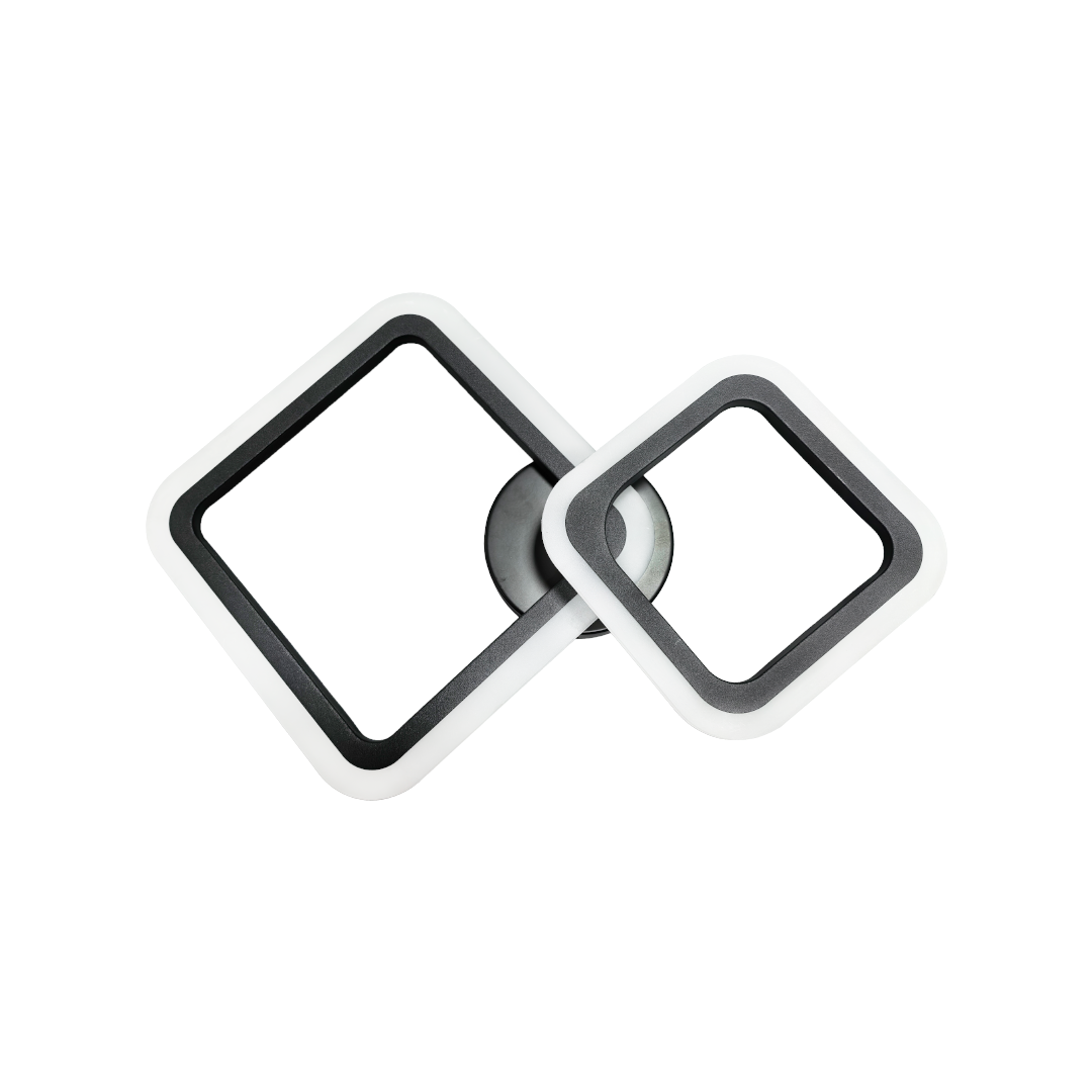 Foto do produto LUSTRE CRISTALL DECCOR SALAMANCA 20W 3000K BLACK L500XW400XH100MM