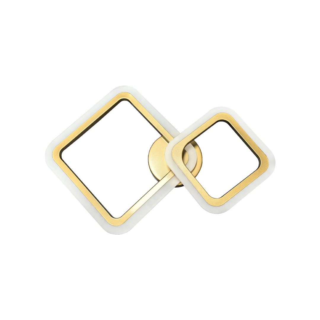 Foto do produto LUSTRE CRISTALL DECCOR SALAMANCA 20W 3000K GOLD L500XW400XH100MM