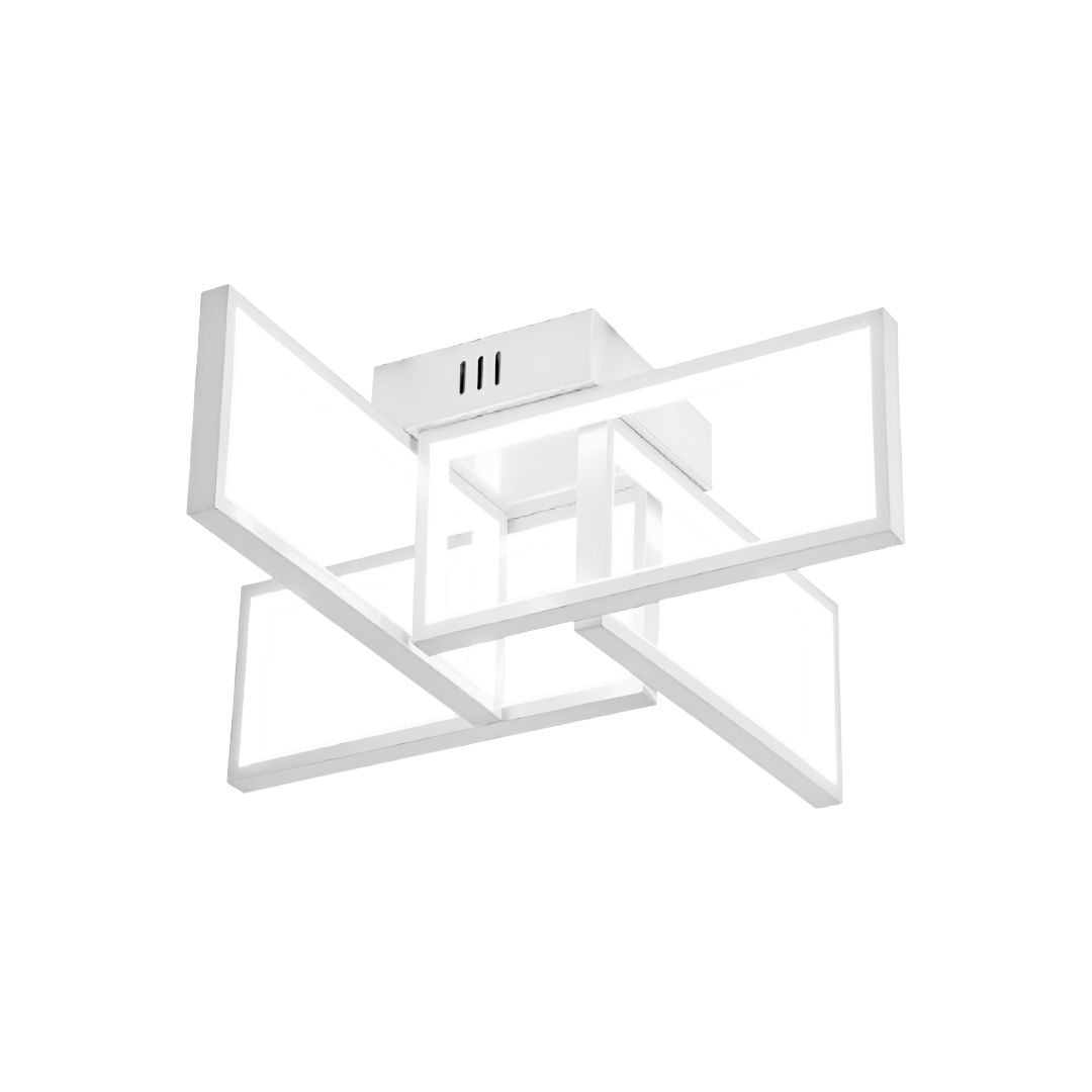 Foto do produto LUSTRE CRISTALL DECCOR VARSOVIA 40W 3000K WHITE L550XW550XH160MM