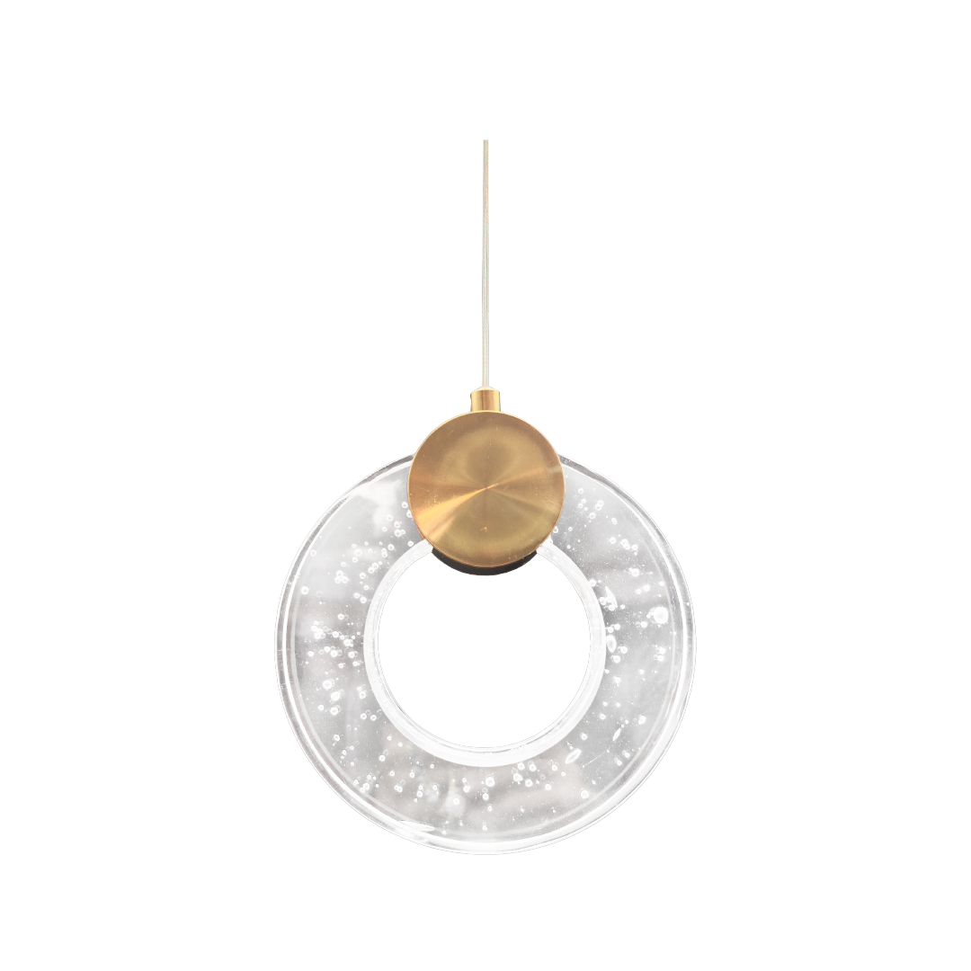 Foto do produto PENDENTE CRISTALL DECCOR RAVENA 03W GOLD 3000K