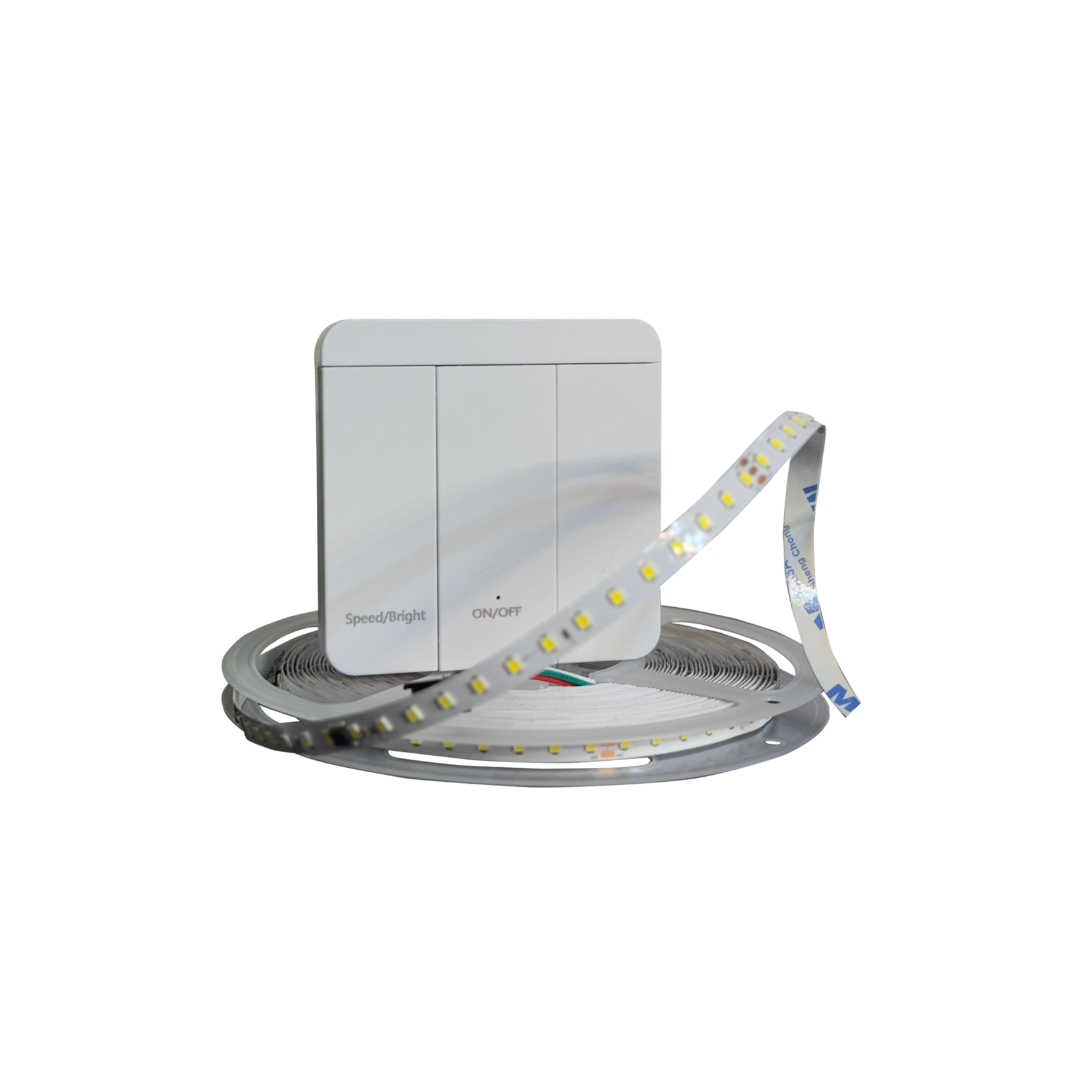 Foto do produto FITA LED CRISTALL DECCOR SMART FREE 10MT 24V 12W/M 3000K 126LEDS/M IP20 IRC>80