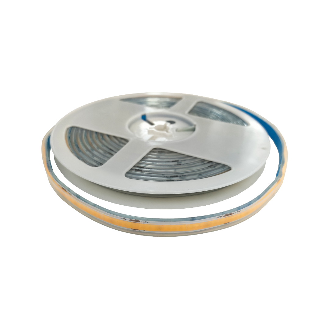 Foto do produto FITA LED CRISTALL PRO DRY COB 5MT 12V 12W/M 3000K 1200LM/M IP65 480LED/M IRC>90