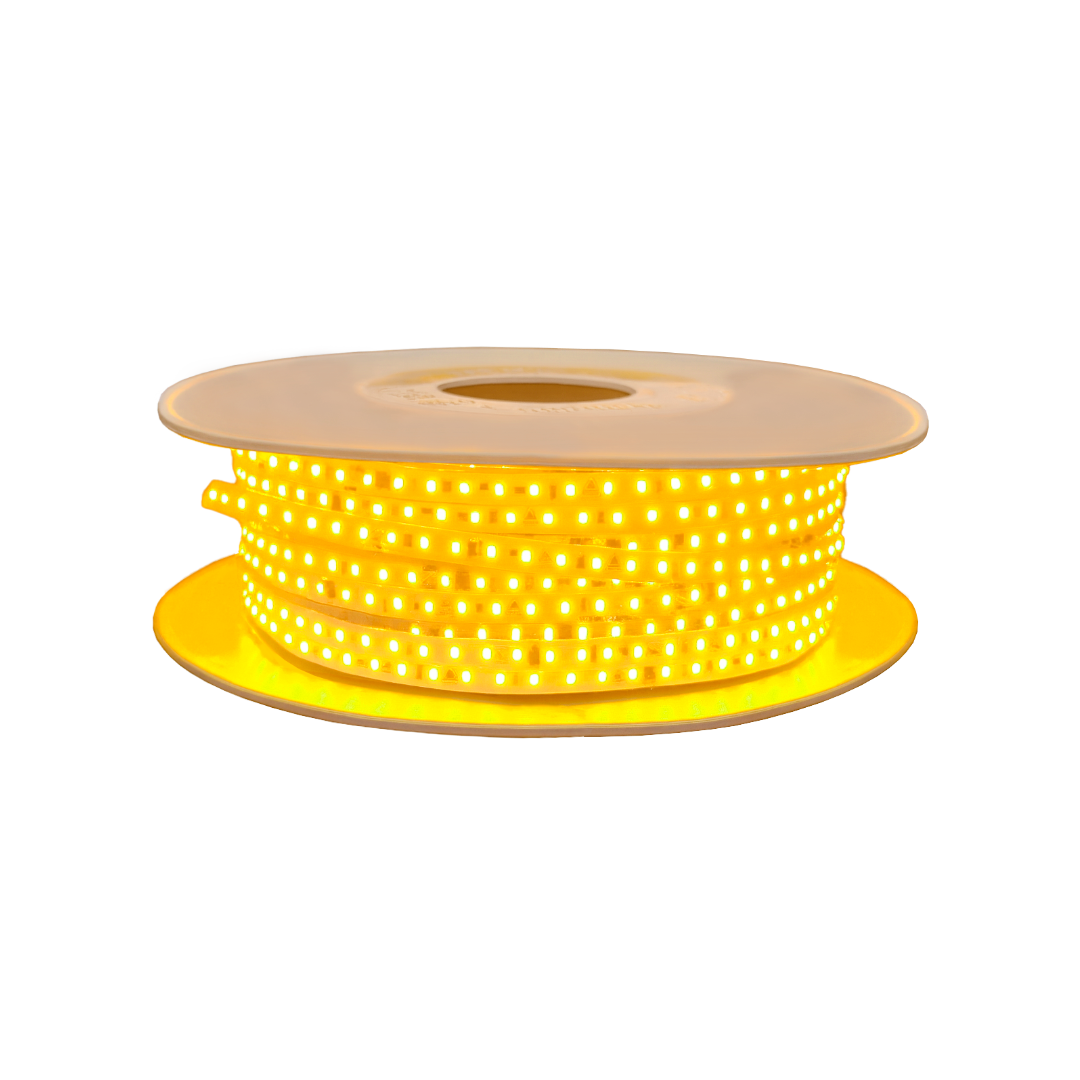 Foto do produto FITA LED CRISTALL PRO ENERGY 100M 220V 7W/M AMARELA 560LM/M IP33 120LEDS/M