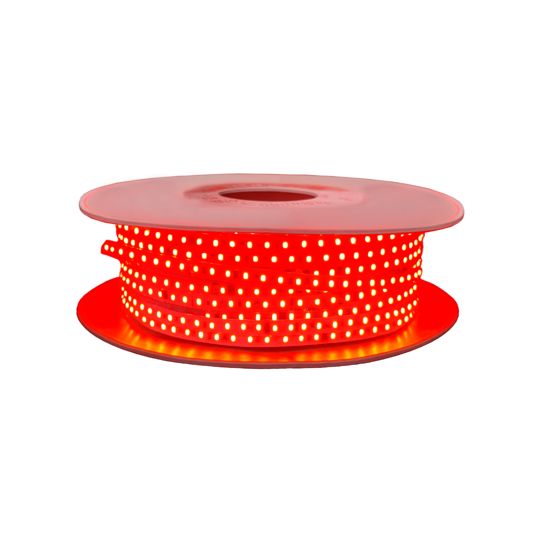 Foto do produto FITA LED CRISTALL PRO ENERGY 100M 220V 7W/M VERMELHA 560LM/M IP33 120LEDS/M