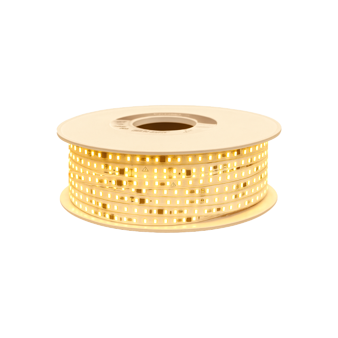 Foto do produto FITA LED CRISTALL PRO ENERGY 100MT 110V 13W/M 3000K 1170LM/M IP33 240LED/M