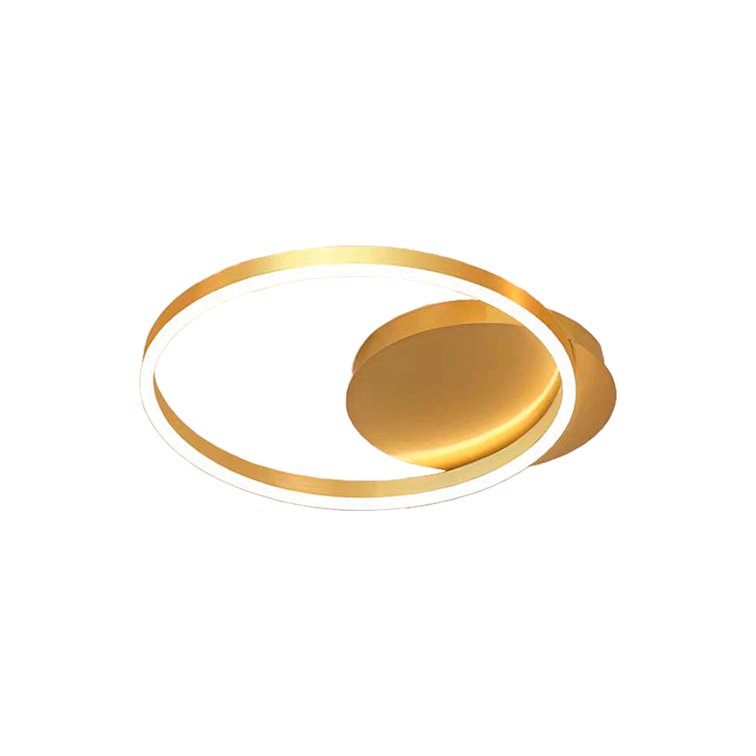 Foto do produto LUSTRE CRISTALL DECCOR ATLANTA 15W 3000K GOLD L450XW400XH70MM