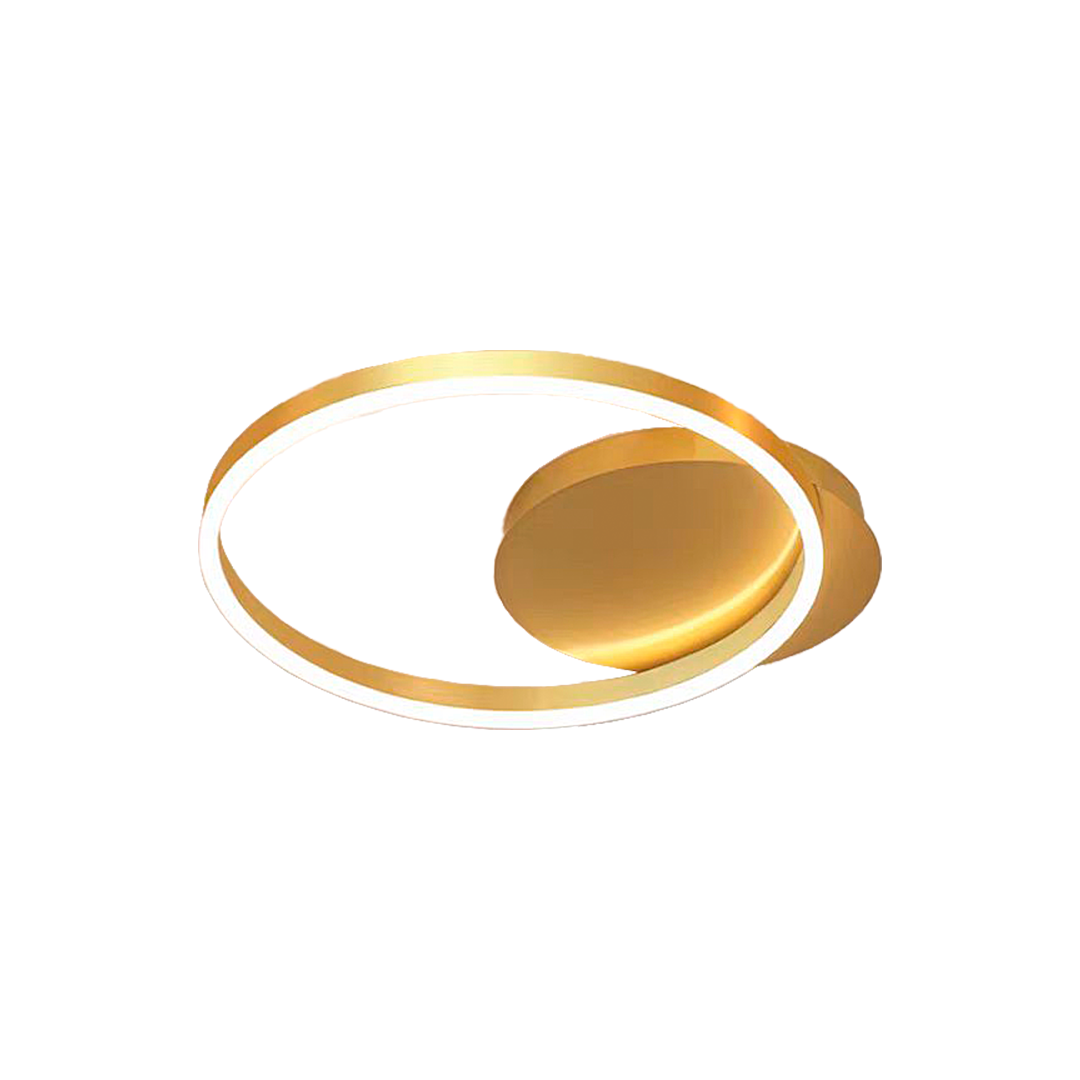 Foto do produto LUSTRE CRISTALL DECCOR ATLANTA 25W 3000K GOLD L650XW600XH70MM