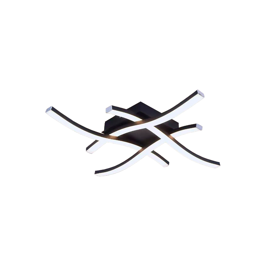 Foto do produto LUSTRE CRISTALL DECCOR AUSTIN 15W 3000K BLACK L475XH95MM