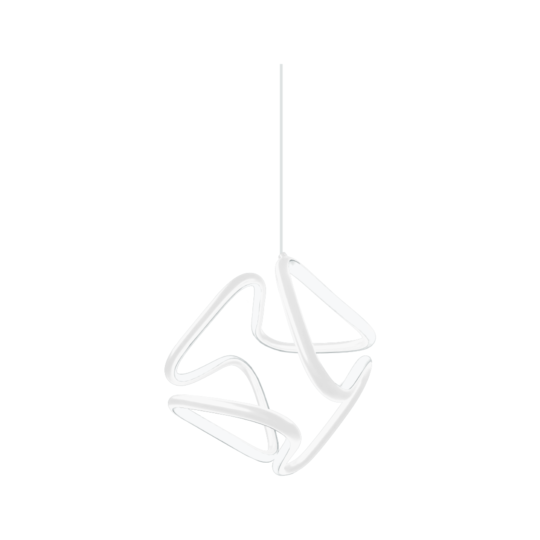 Foto do produto LUSTRE CRISTALL DECCOR BILBAO 25W 3000K WHITE 260XH260MM