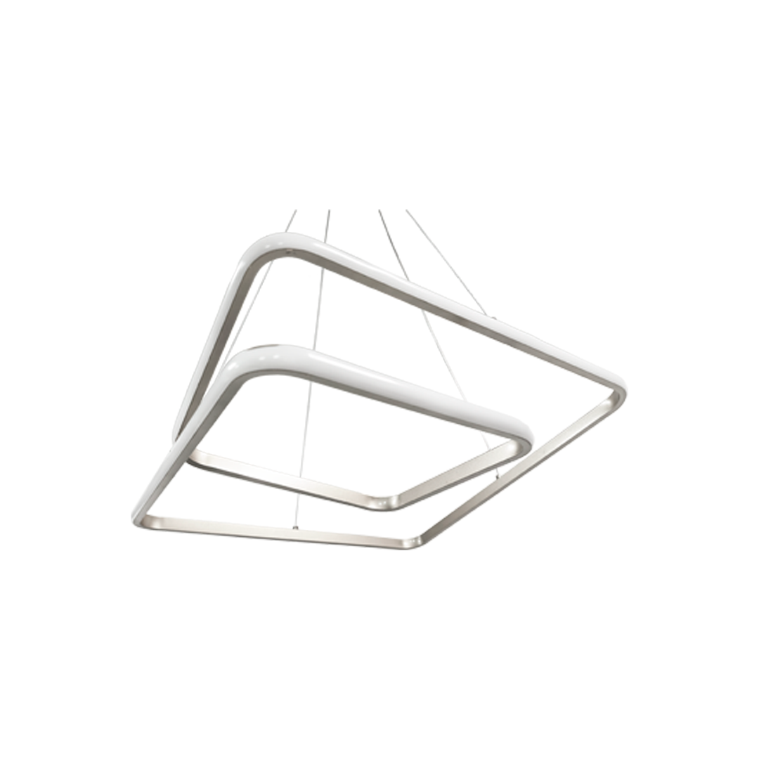 Foto do produto LUSTRE CRISTALL DECCOR CADIS 40W 3000K WHITE  L500XW500XH150MM