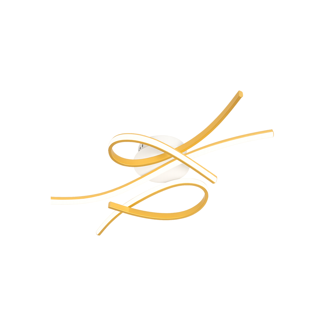 Foto do produto LUSTRE CRISTALL DECCOR JENA 30W 3000K GOLD L1000XW500XH90MM