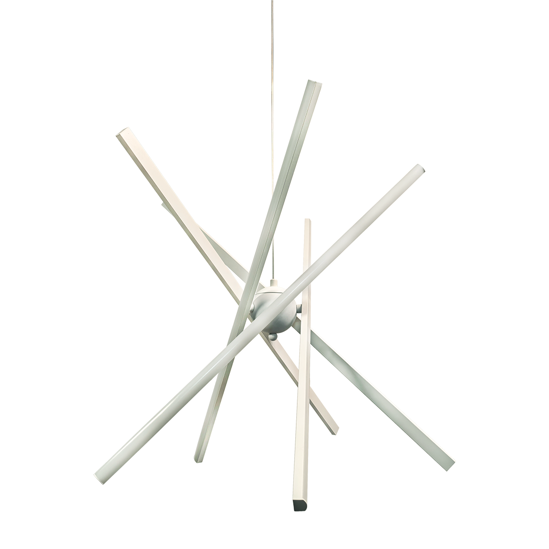 Foto do produto LUSTRE CRISTALL DECCOR MARSELHA 40W 3000K WHITE 700XH400MM