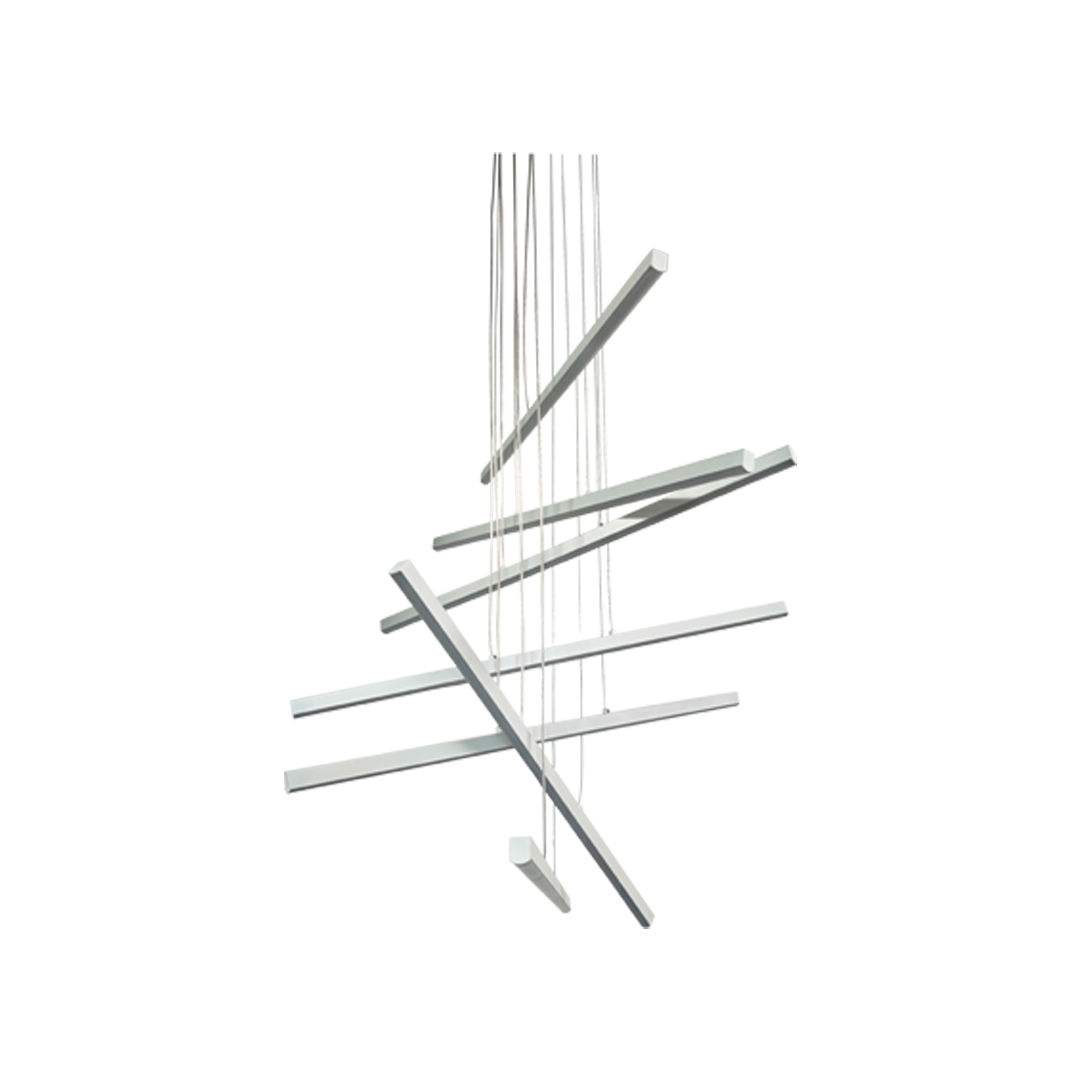 Foto do produto LUSTRE CRISTALL DECCOR MEDINA 40W 3000K WHITE D600MM