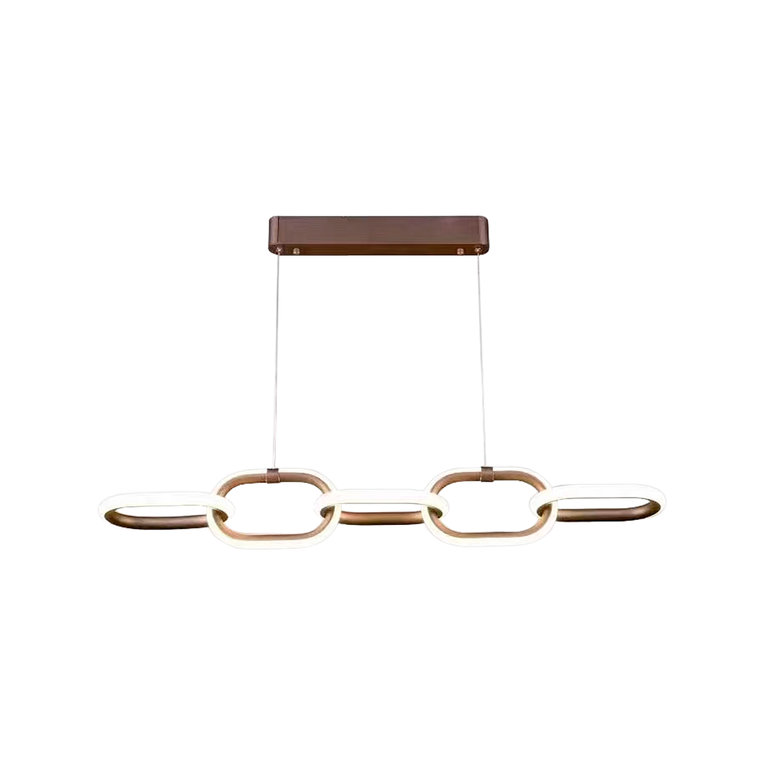 Foto do produto LUSTRE CRISTALL DECCOR MILAO 25W 3000K COFFEE L1000MM