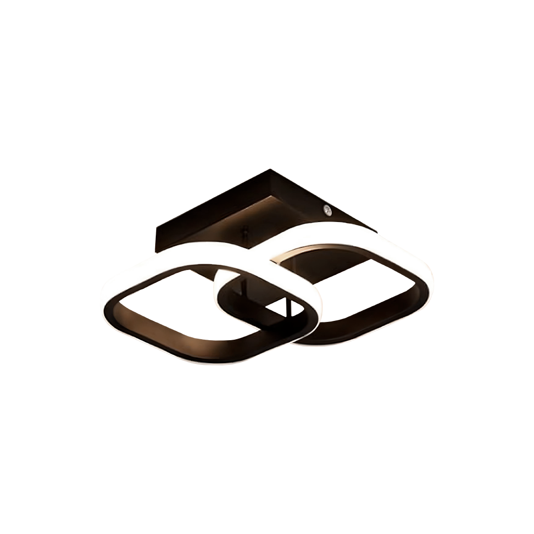 Foto do produto LUSTRE CRISTALL DECCOR PALERMO 15W 3000K BLACK L260XW260XH85MM