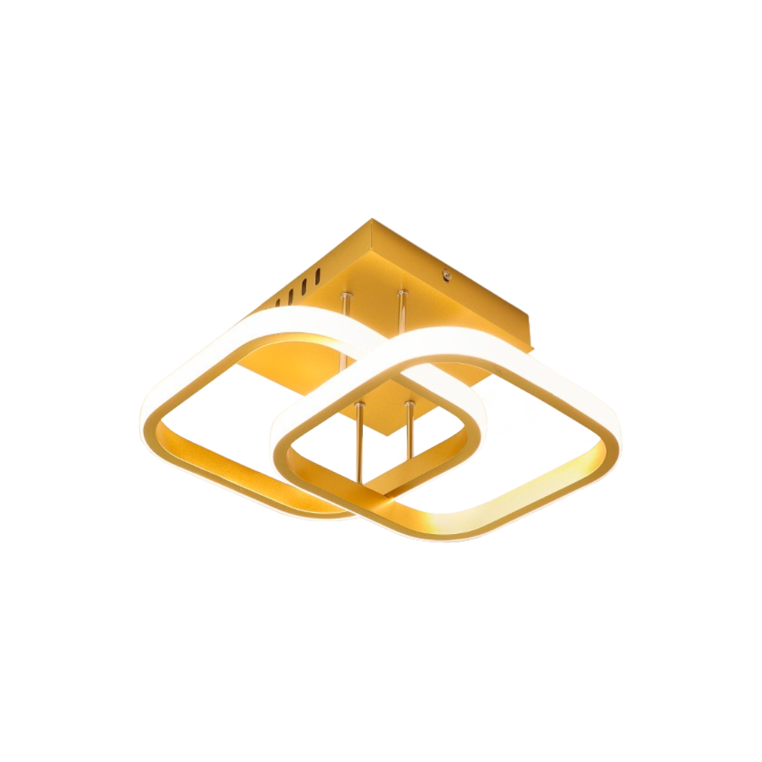 Foto do produto LUSTRE CRISTALL DECCOR PALERMO 15W 3000K GOLD L260XW260XH85MM