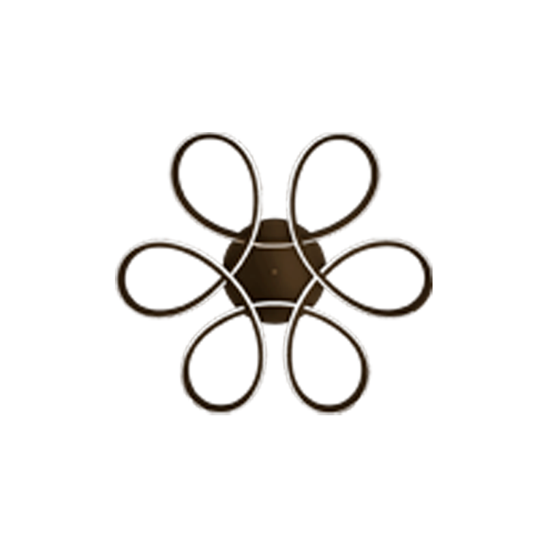 Foto do produto LUSTRE CRISTALL DECCOR STAVANGER 40W 3000K COFFEE D600MM