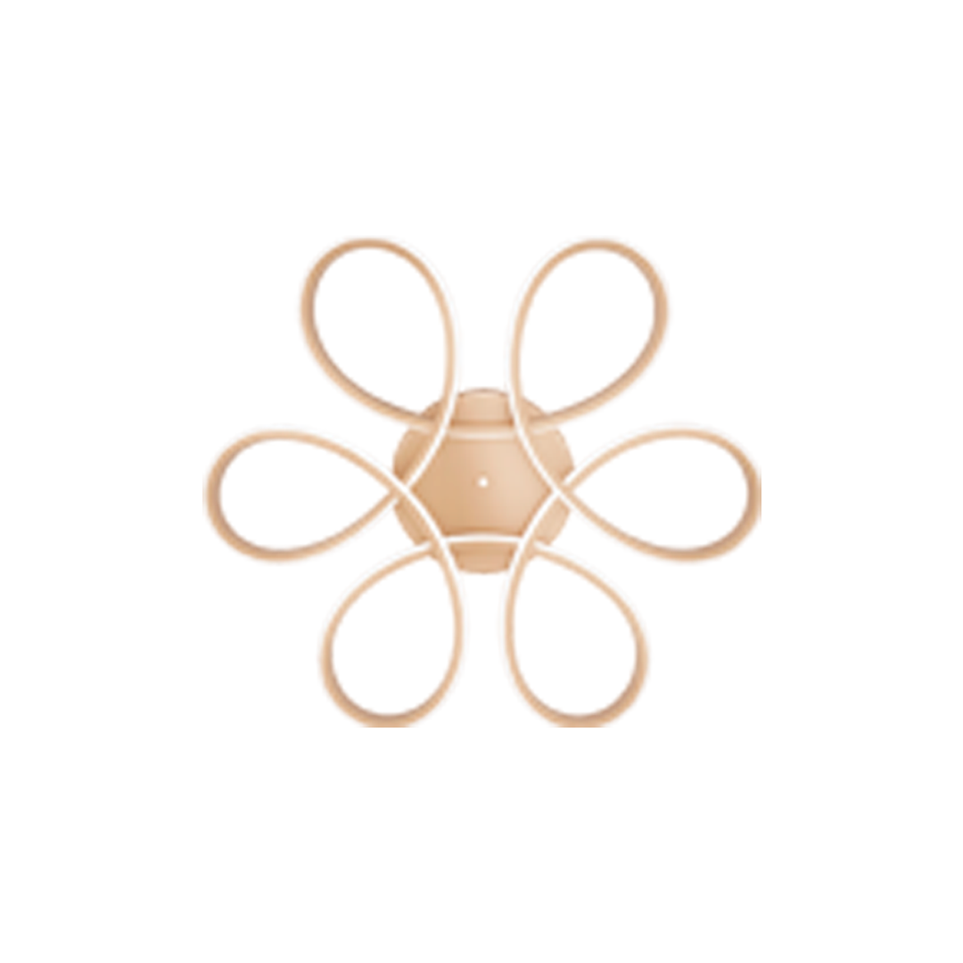 Foto do produto LUSTRE CRISTALL DECCOR STAVANGER 40W 3000K SAND ROSE D600MM