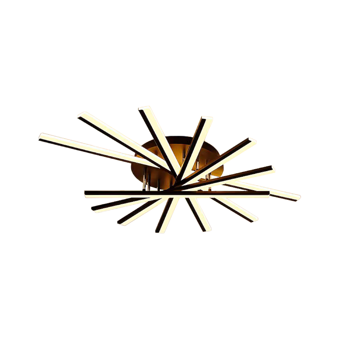 Foto do produto LUSTRE CRISTALL DECCOR TUNIS 50W 3000K BLACK D1080XH250MM