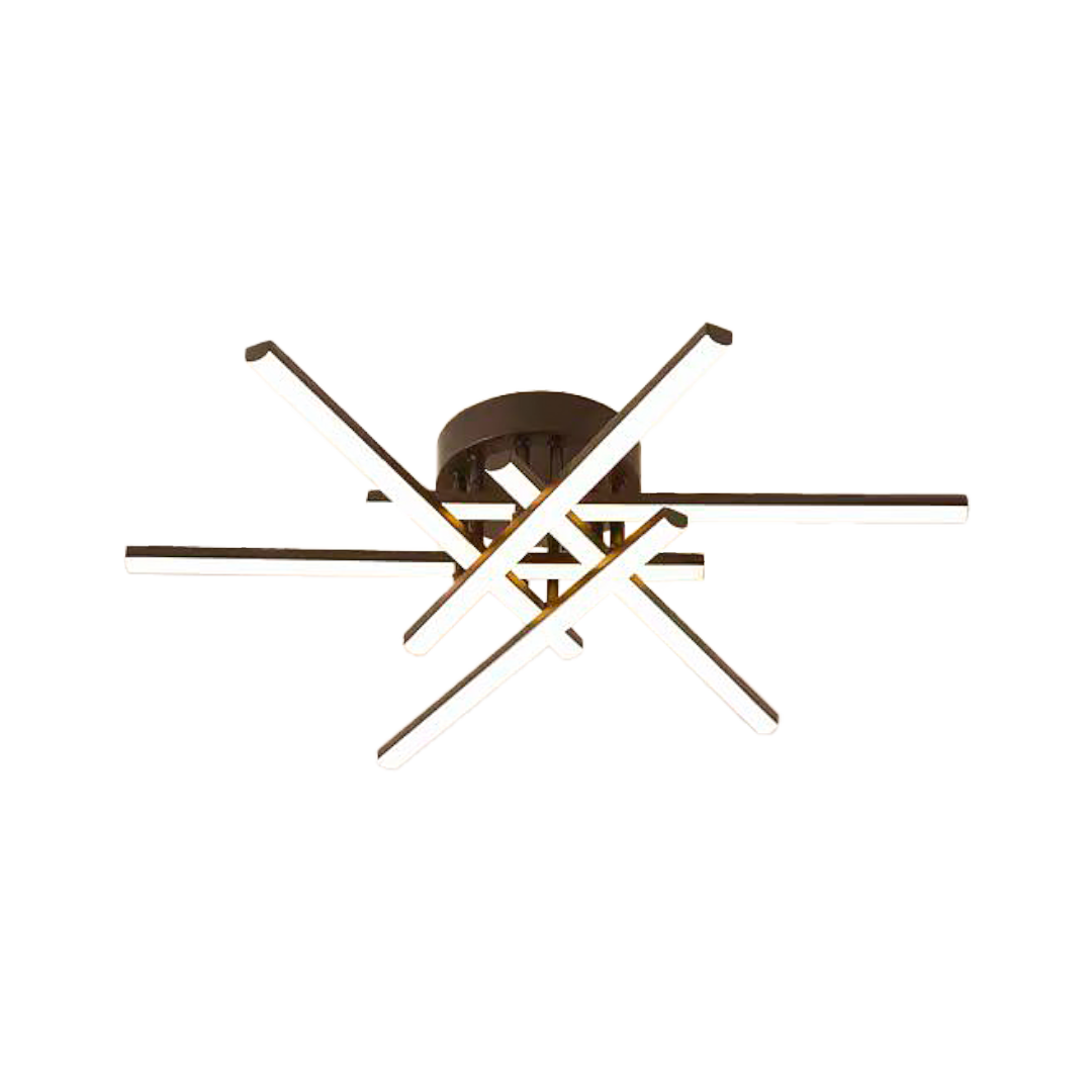 Foto do produto LUSTRE CRISTALL DECCOR VIANA 25W 3000K BLACK D600MM