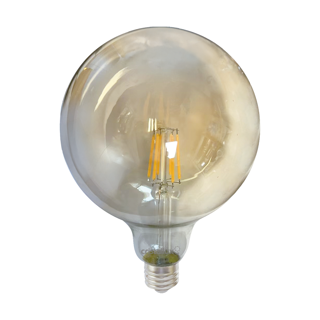 Foto do produto LAMPADA LED FILAMENTO G125 E27 7W 2200K 700LM BIV. AMBAR