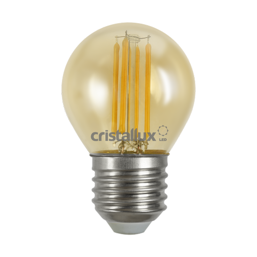 Foto do produto LAMPADA LED FILAMENTO G45 E27 7W 2200K 700LM BIV. AMBAR