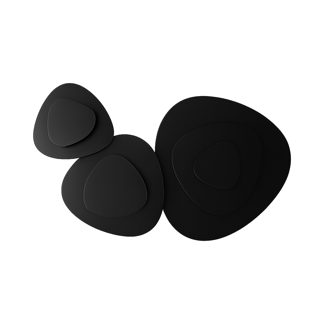 Foto do produto LUSTRE CRISTALL DECCOR ALBACETE 40W 3000K BLACK L1100X650MM