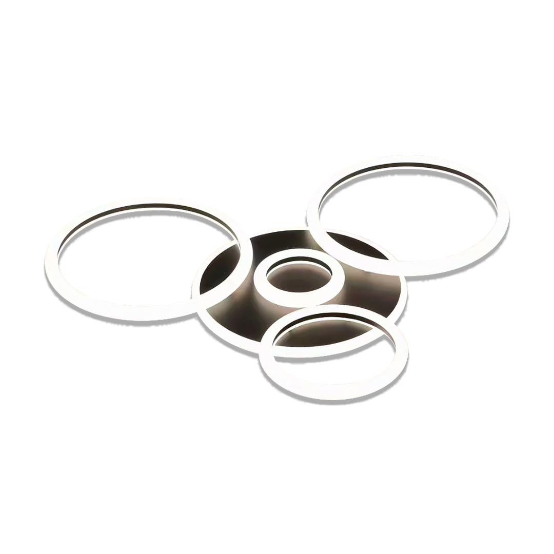 Foto do produto LUSTRE CRISTALL DECCOR BRASOV 35W 3000K BLACK L800X110X1280MM