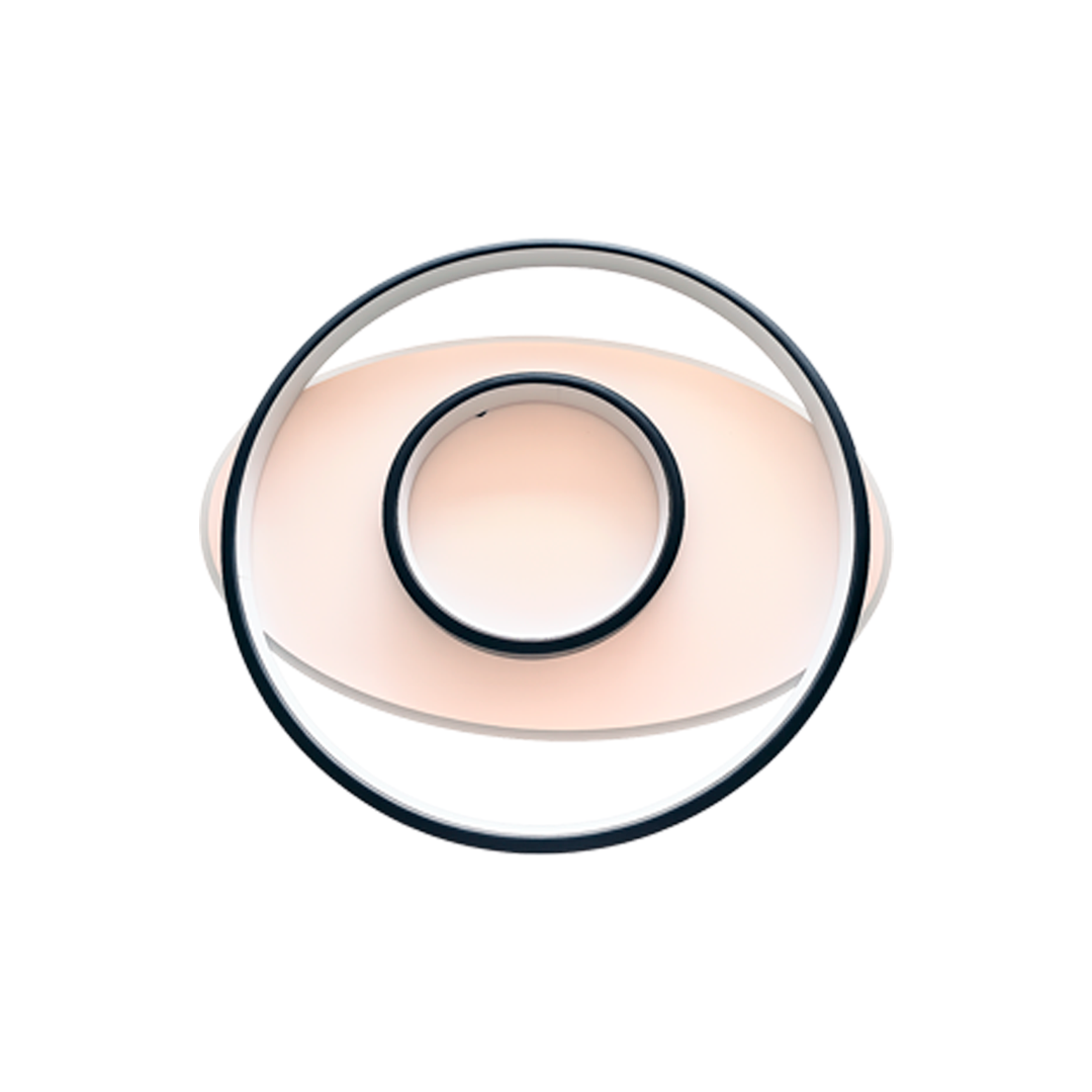 Foto do produto LUSTRE CRISTALL DECCOR FUNCHAL 40W 3000K BLACK L500X430MM