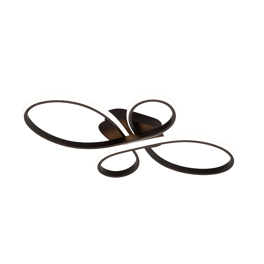 Foto do produto LUSTRE CRISTALL DECCOR KANSAS 20W 3000K BLACK L600XW380XH85MM