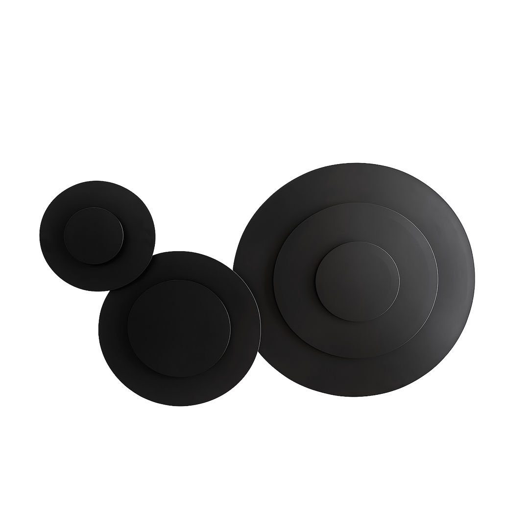 Foto do produto LUSTRE CRISTALL DECCOR LOGRONO 30W 3000K BLACK L900X640MM