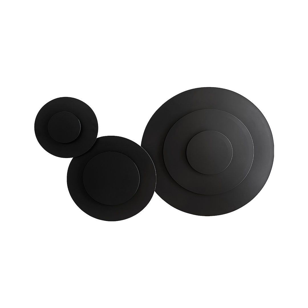 Foto do produto LUSTRE CRISTALL DECCOR LOGRONO 40W 3000K BLACK L1100X700MM