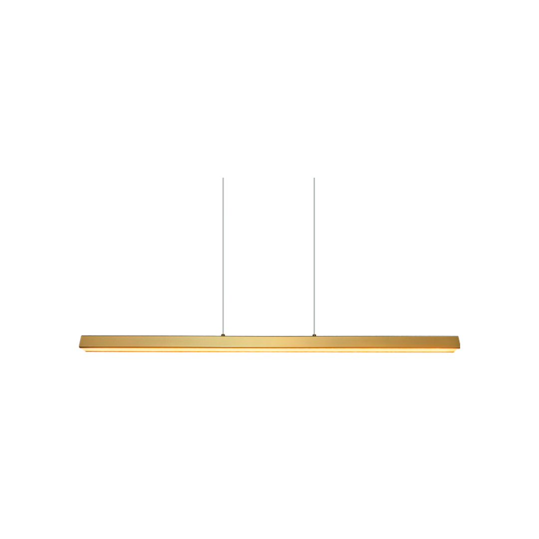 Foto do produto LUSTRE CRISTALL DECCOR LUCERNA 20W 3000K GOLD L1200MM
