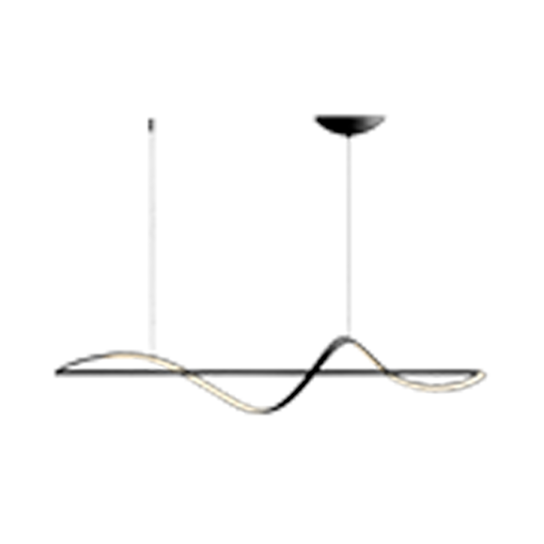 Foto do produto LUSTRE CRISTALL DECCOR MALAGA 25W 3000K BLACK L1000XW100XH100MM